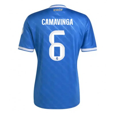 Real Madrid Eduardo Camavinga #6 3rd trikot 2025-26 Kurzarm Real Madrid Eduardo Camavinga #6 3rd trikot 2025-26 Kurzarm